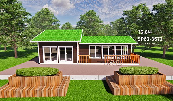 主屋8.8坪+子屋8坪